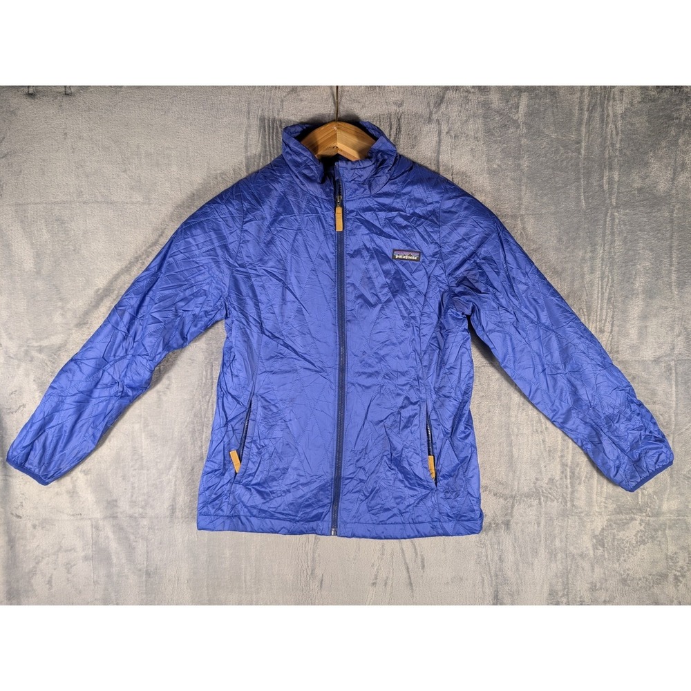 Patagonia Kids' Nano Puff Insulated Quilted Jacket Blue Size XL‎ 14